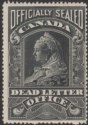 Click for more photos and details Canada 1907 QV Offically Sealed Dead Letter Office Label Mint Unitrade OX3