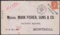 Click for more photos and details Canada 1897 QV 3c Cover Used Namaimo to Montreal with Dead Letter Office Mark