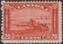 Click for more photos and details Canada 1930 KGV Harvesting 20c Red Mint SG301 cat £35