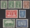 Click for more photos and details Canada 1935 KGV Silver Jubilee Set Used SG335-340 cat £32