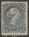 Click for more photos and details Canada 1881 QV Large Queen 15c Deep Slate? perf 12 Mint SG68 cat £160