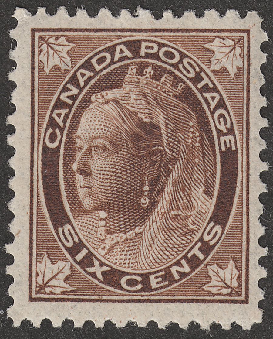 Canada 1897 QV 6c Brown Mint SG147