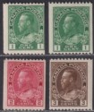 Click for more photos and details Canada 1912-21 KGV Perf 12 x Imperf Coil Selection Mint SG216-218a