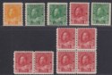Click for more photos and details Canada 1922-31 King George V Coil Selection Mint inc SG263 block of 4