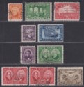 Click for more photos and details Canada 1927 KGV 60th Anniv of Confederation Sets + Airmail 5c Used SG266-274 £50