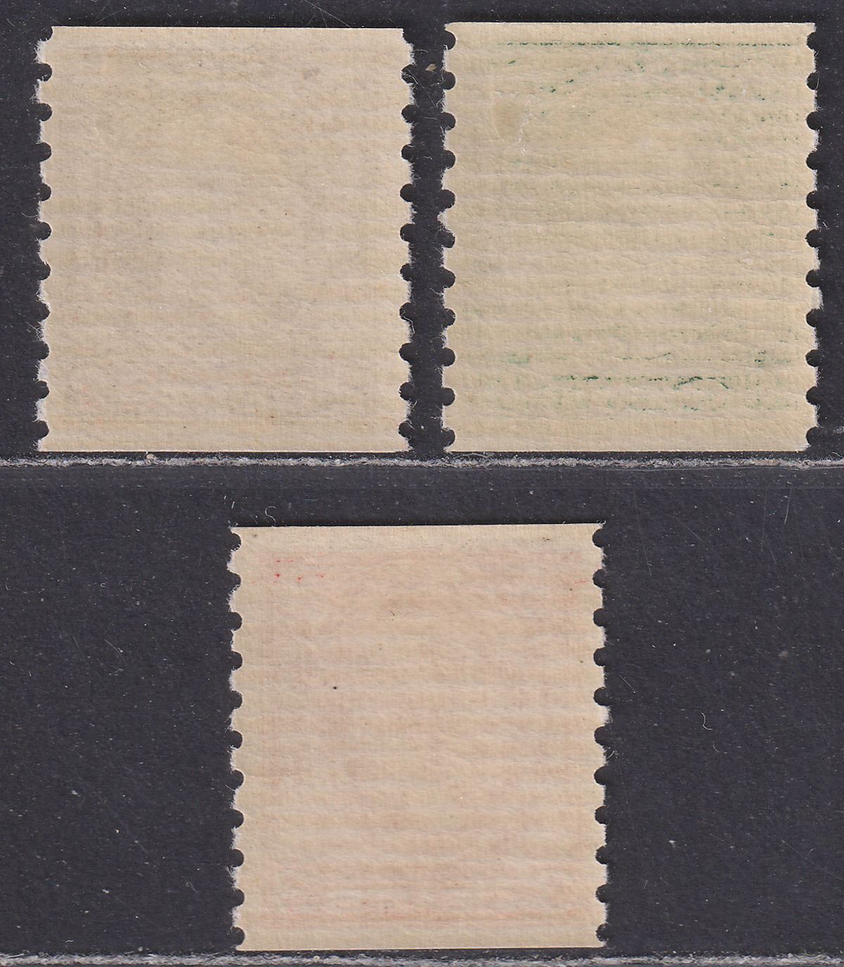 Canada 1933 King George V Coil Set imperf x p8½ Mint SG326-328 cat £55