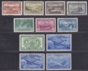 Click for more photos and details Canada 1946 KGVI Peace Re-conversion Set Mint SG401-407a + Special Delivery FLTS