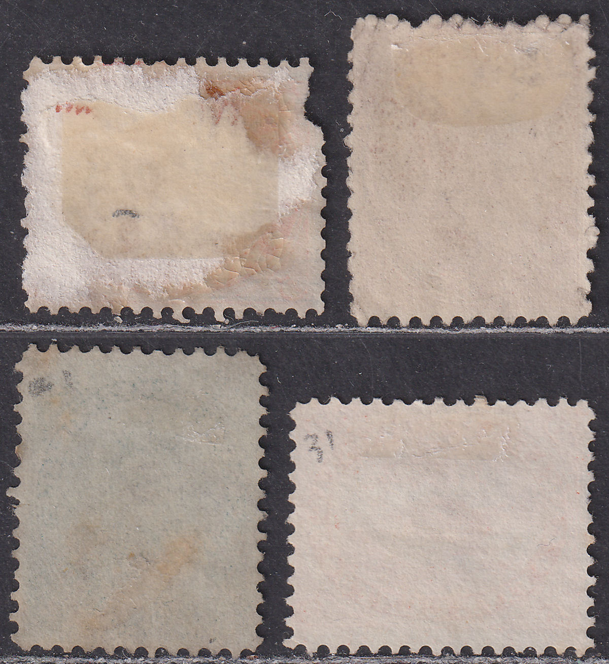 Canada Colony 1859 Queen Victoria Selection to 12½c Used 5c DAMAGED