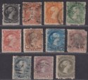 Click for more photos and details Canada 1868-90 QV Large Head Selection to 15c Mostly Used