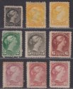 Click for more photos and details Canada 1873-97 Queen Victoria Small Queen Selection to 10c Mostly Mint