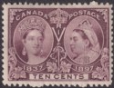 Click for more photos and details Canada 1897 QV Jubilee 10c Purple Mint SG131 cat £100