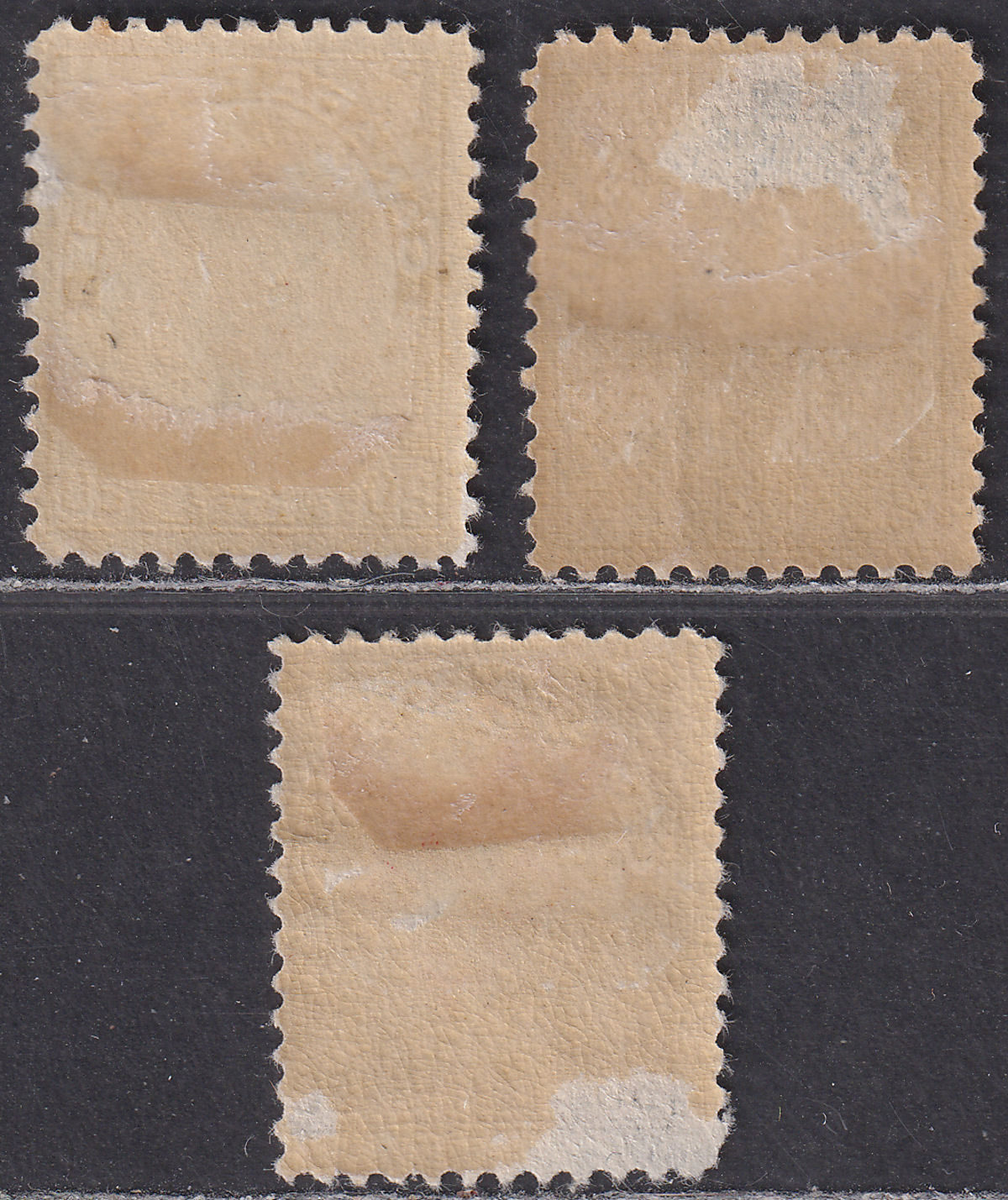 Canada 1915 KGV War Tax Overprint Set Mint SG225-227 cat £450 FAULTY - THINS