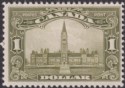Click for more photos and details Canada 1929 KGV Parliament $1 Olive-Green Mint SG285 cat £250