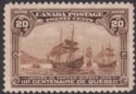 Canada 1908 KEVII Quebec Tercentenary 20c Dull Brown Mint SG195 cat £160