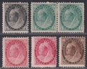 Click for more photos and details Canada 1898-1902 Queen Victoria Part Set to 6c Mint