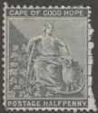 Cape of Good Hope 1875 QV ½d wmk CC Inverted Unused SG28w