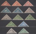 Click for more photos and details Cape of Good Hope QV Triangle Forgery Selection to 1sh "Used"