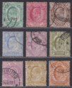 Cape of Good Hope 1902-04 KEVII Set Used SG70-78 cat £45