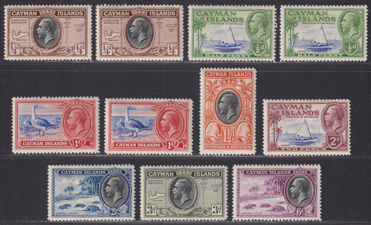 Cayman Islands 1935 King George V Set to 6d Mint SG96-103
