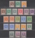 Click for more photos and details Ceylon 1912-32 King George V Selection to 30c Mint