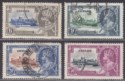 Click for more photos and details Ceylon 1935 KGV Silver Jubilee Set Used SG379-382 cat £20