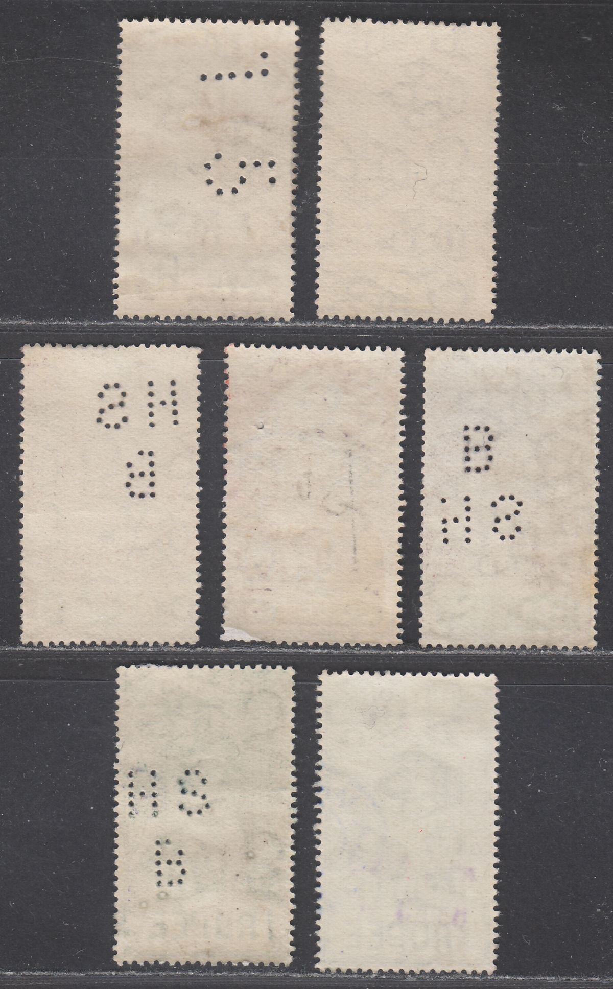 Ceylon 1905 KEVII Revenue Stamp Duty 25c, 50c, 1r Selection Used