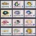 Christmas Island 1968 Queen Elizabeth II Fish Set Mint SG22-31 cat £25