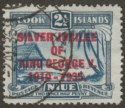 Click for more photos and details Cook Islands 1935 KGV Silver Jubilee 2½d Variety Narrow E in George Used SG114a