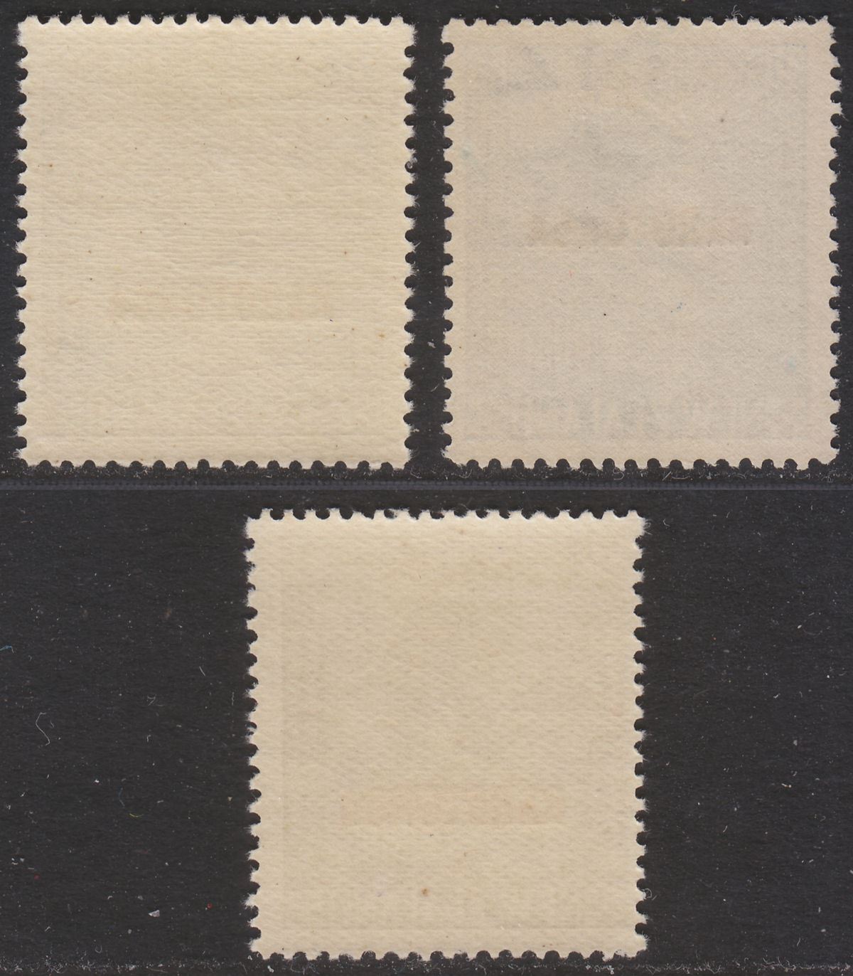 Cook Islands 1926 KGV Rarotonga Opt 2sh Shades, 3sh Mint SG90-92 cat £42