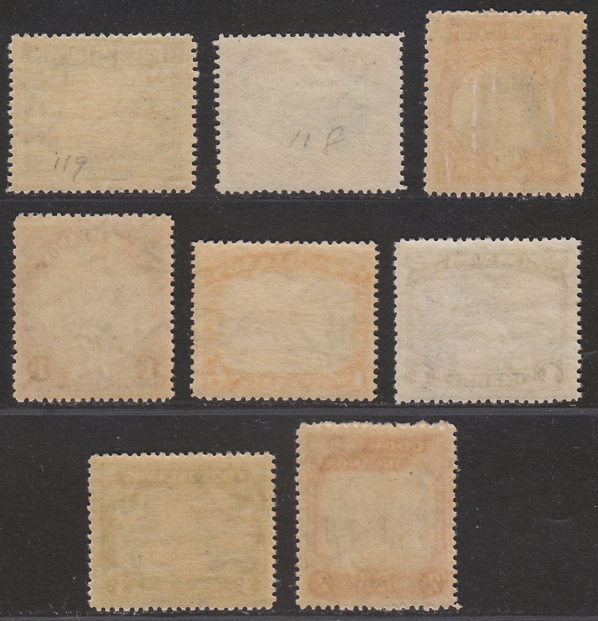 Cook Islands 1944 KGVI Part Set to 3sh (missing ½d) Mint SG138-145 cat £110