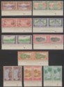 Click for more photos and details Cook Islands 1949 King George VI Imprint Pairs Set Mint SG150-159 cat £130