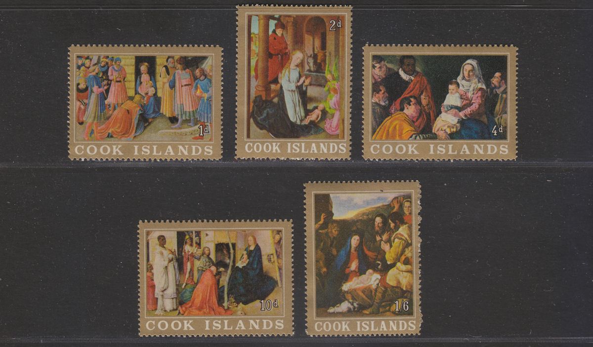 Cook Islands 1937-66 King George VI Onwards Selection to 5sh Mint