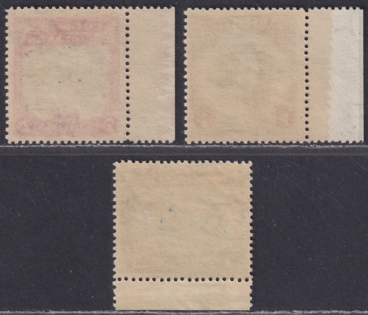 Cook Islands 1938 King George VI 1sh, 2sh, 3sh Mint SG127-129 cat £85