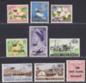 Click for more photos and details Cook Islands 1966 QEII Airmail Overprint Small Aeroplane Variety Set Mint