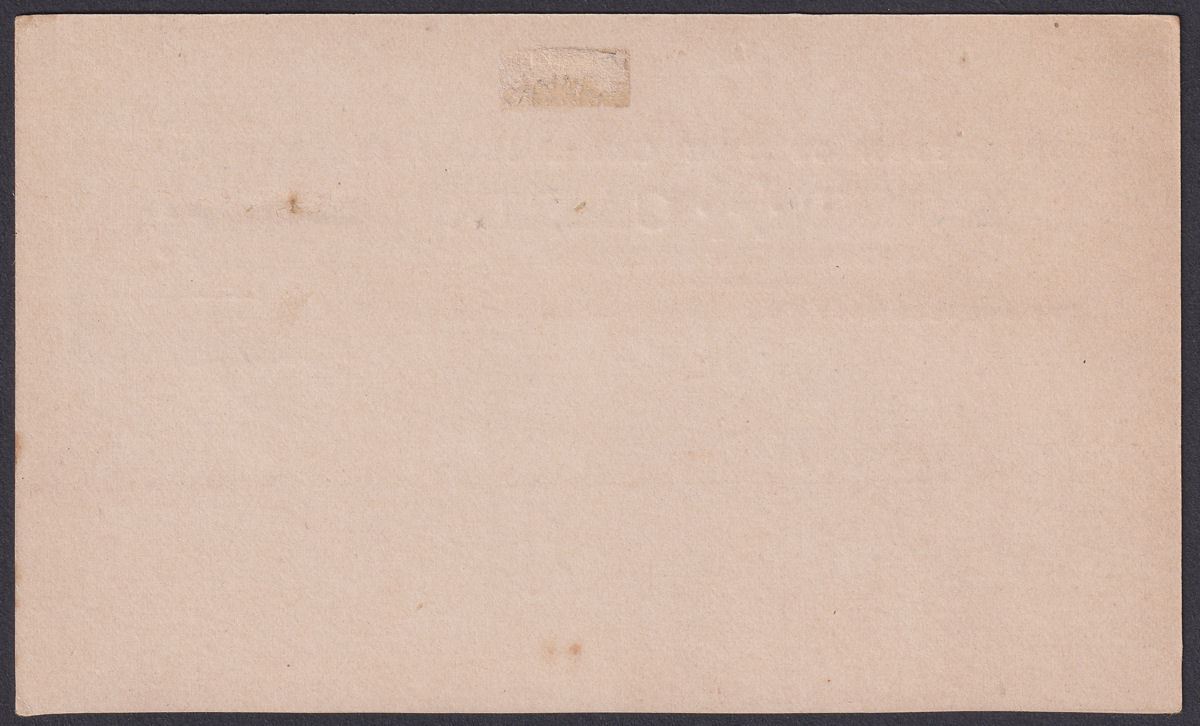 Cook Islands 1892 QV 1d Blue Postal Stationery Postcard Unused
