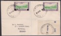 Click for more photos and details Cook Islands 1960 QEII 1sh6d, 5d Used Registered Cover to UK w MANIHIKI Postmark