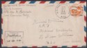 Click for more photos and details United States 1943 6c Postal Stat Airmail Cover with APO 720 (Penrhyn) Postmark