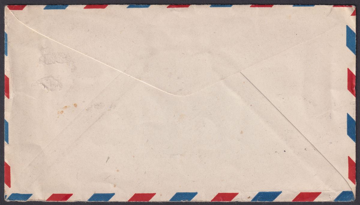 United States 1943 6c Postal Stat Airmail Cover with APO 720 (Penrhyn) Postmark