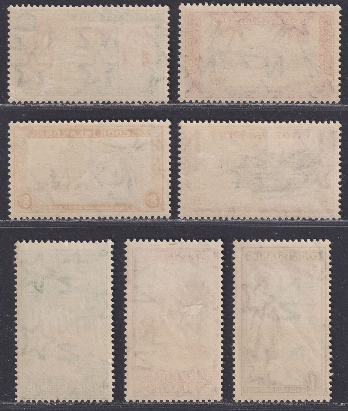 Cook Islands 1949 King George VI Part Set to 3sh Mint