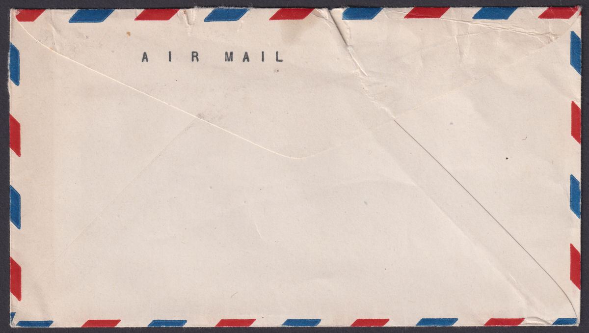 United States 1944 6c Postal Stat Airmail Cover with APO 720 (Penrhyn) Postmark