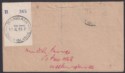 Click for more photos and details Cook Islands 1963 Reg Crash Cover Used to NZ w MANGAIA Postmark DAMAGED AT SEA