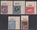 Cyprus 1928 KGV Anniv British Rule Sheet Number Set to 4pi Mint SG123-127 c£30