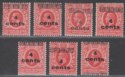 Click for more photos and details East Africa and Uganda 1919 KGV 4c on 6c Misplaced Surcharge Selection Mint SG64