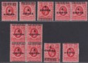 Click for more photos and details East Africa and Uganda 1919 KGV 4c on 6c Misplaced Surcharges Mint SG64