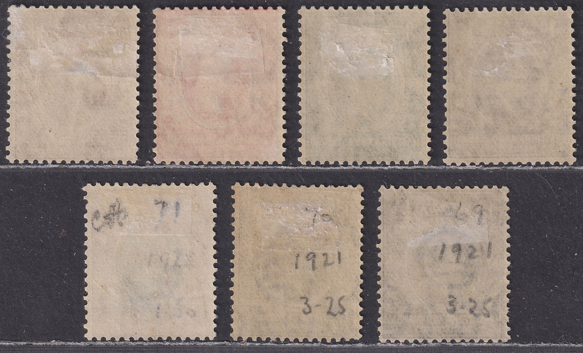 East Africa Uganda 1921 King George V Set to 50c Mint SG65-71