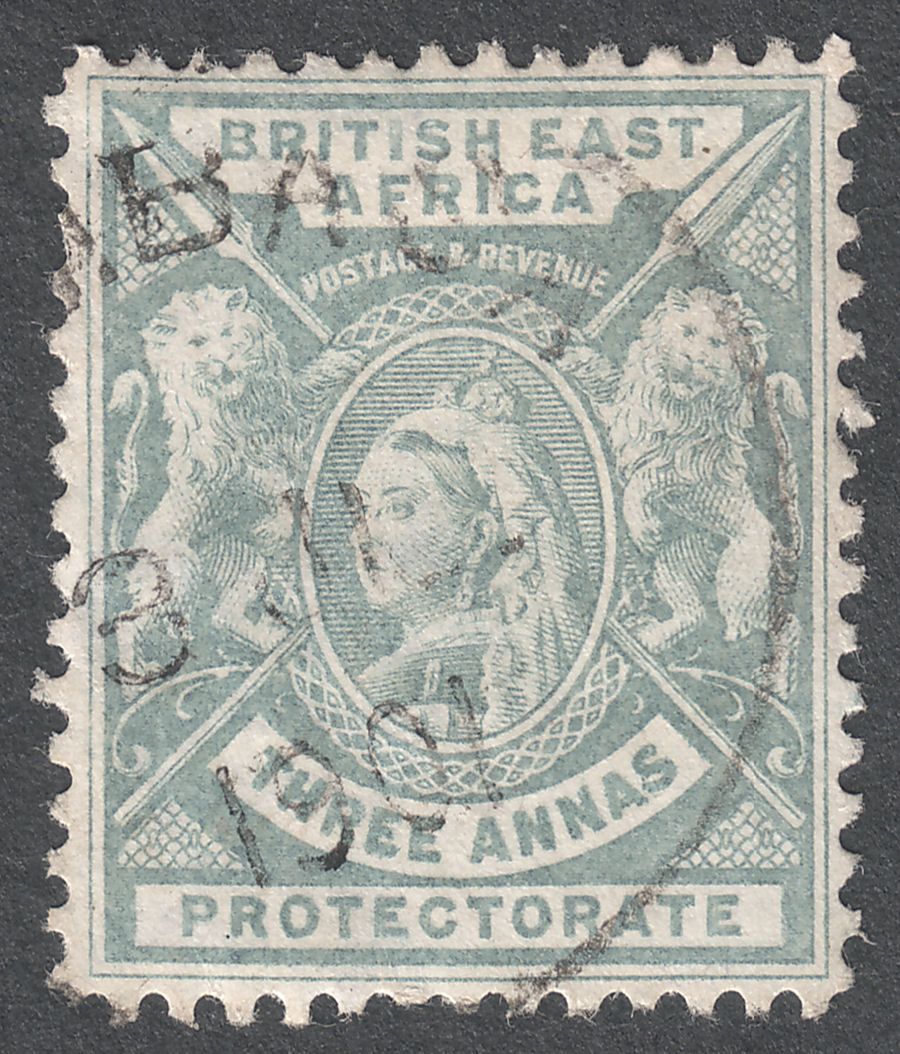 British East Africa 1896 QV 3a Grey Used SG69