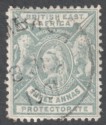 Click for more photos and details British East Africa 1896 QV 3a Grey Used SG69