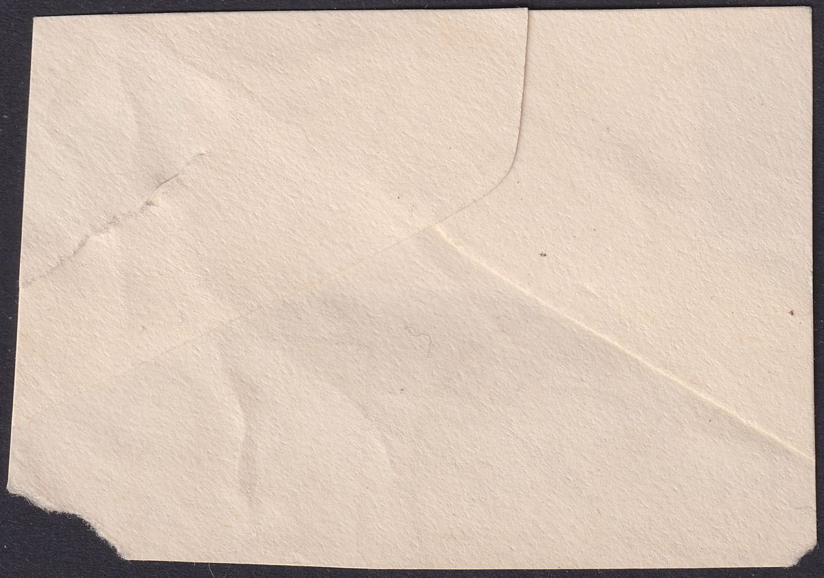 British Forces in Egypt 1933 KGV Letter Seal 1p Used Piece Red Retta SG A2