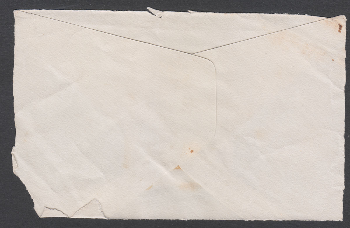 British Forces in Egypt 1933 KGV Letter Seal 1p Used Crest Cover Reverse SG A2