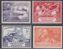 Click for more photos and details Falkland Islands Dependencies 1949 KGVI 75th Anniv of UPU Set Mint SG G21-24